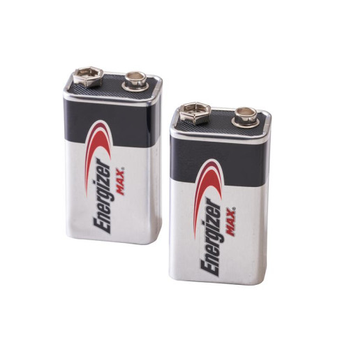 Energizer Max® 9V Batteries (Pack 2)