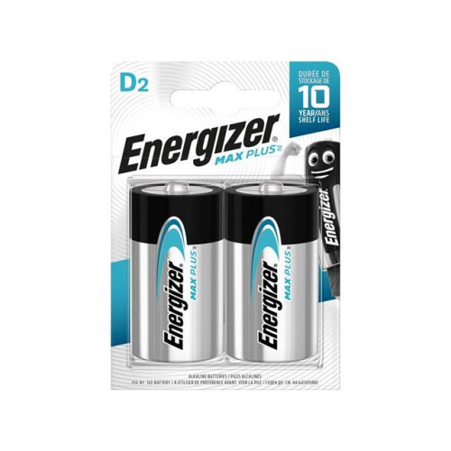 Energizer MAX PLUS⢠D Alkaline Batteries (Pack 2)