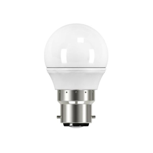 Energizer LED BC (B22) Opal Golf Non-Dimmable Bulb, Warm White 470 lm 5.2W 
