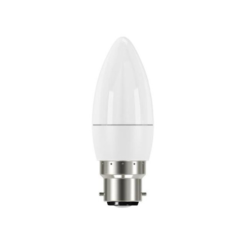 Energizer LED BC (B22) Opal Candle Non-Dimmable Bulb, Warm White 470 lm 5.2W 
