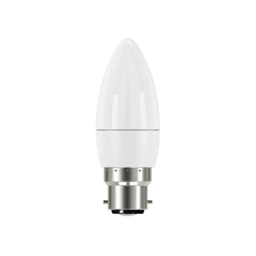 Energizer LED BC (B22) Opal Candle Non-Dimmable Bulb, Warm White 470 lm 5.2W 
