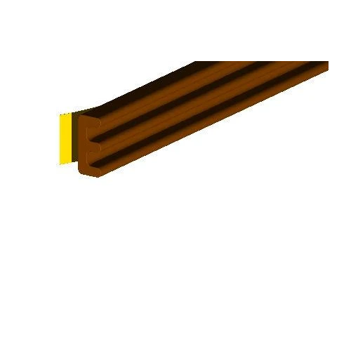 Warmseal Draught Excluder E Strip 5 Metres Brown
