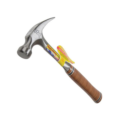 Estwing E16S Straight Claw Hammer - Leather Grip 450g (16oz)