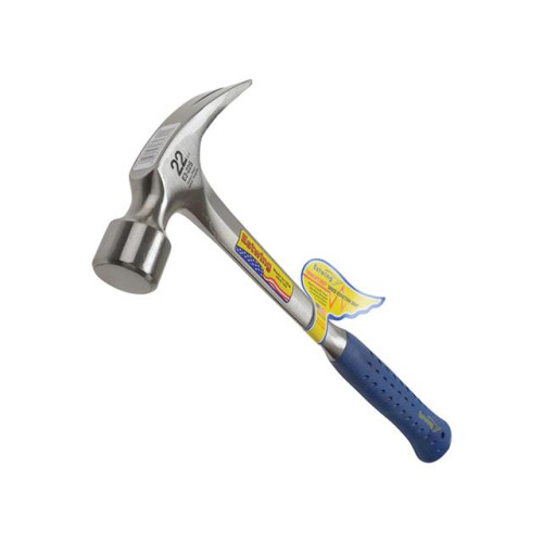 Estwing E3/22S Straight Claw Framing Hammer - Vinyl Grip 616g (22oz)