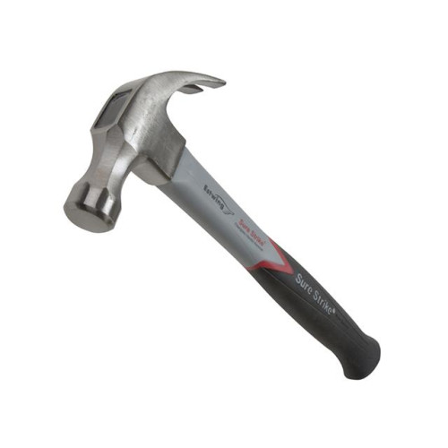Estwing EMRF16C Surestrike Curved Claw Hammer Fibreglass Shaft 450g (16oz)