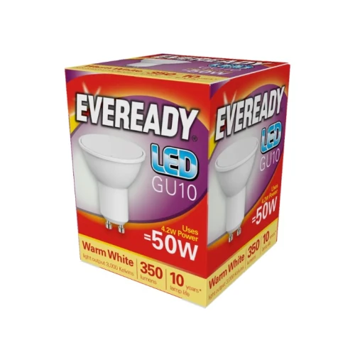 Eveready LED GU10 345lm Warm White
