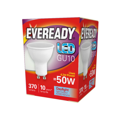Eveready LED GU10 345lm Daylight