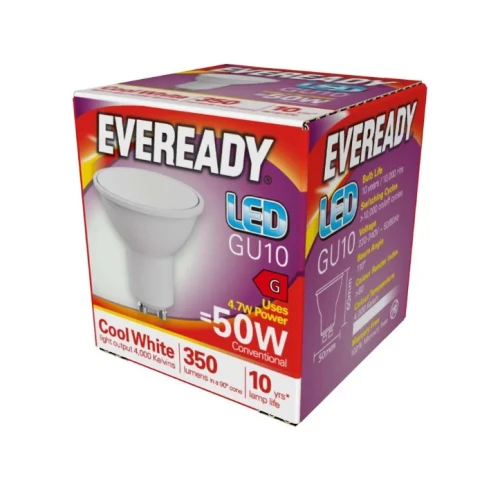 Eveready LED GU10 345lm Cool White
