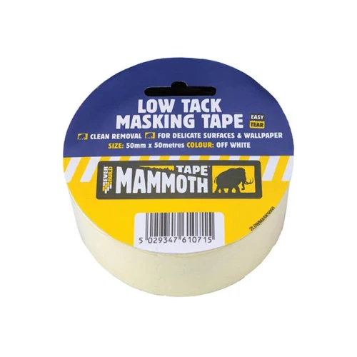 Everbuild Low Tack Masking Tape 50mm 25 Metres