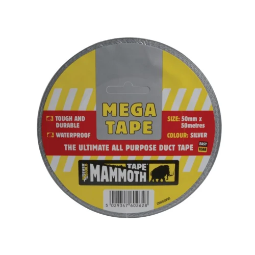 Everbuild Mega All Purpose Tape 50mm Silver