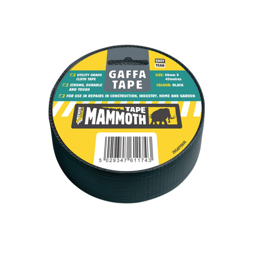 Everbuild Gaffa Tape 50mm x 45m Black