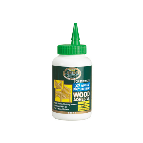 Everbuild Lumberjack 30min Polyurethane Wood Adhesive Liquid 750g