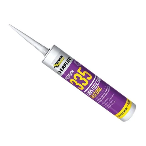 Everbuild Silicone Sealant 335 White C3 Tube