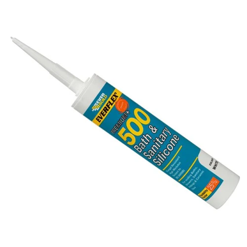 Everbuild Silicone Sealant 500 Ivory C3 Tube