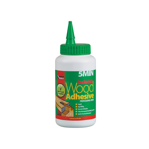 Everbuild Lumberjack 5min Polyurethane Wood Adhesive Liquid 750g