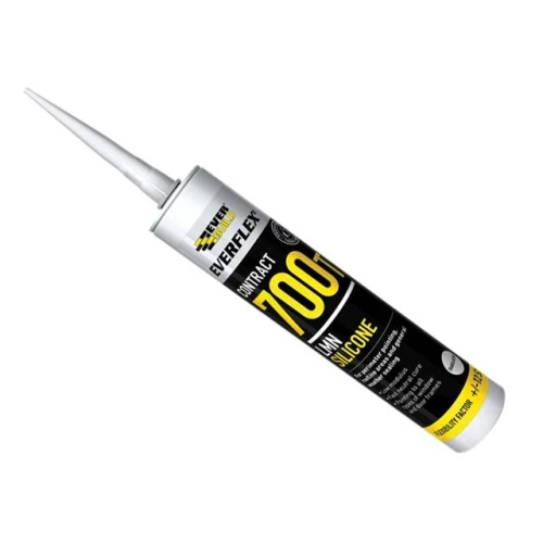 Everbuild Silicone Sealant 700T Trans C3 Tube