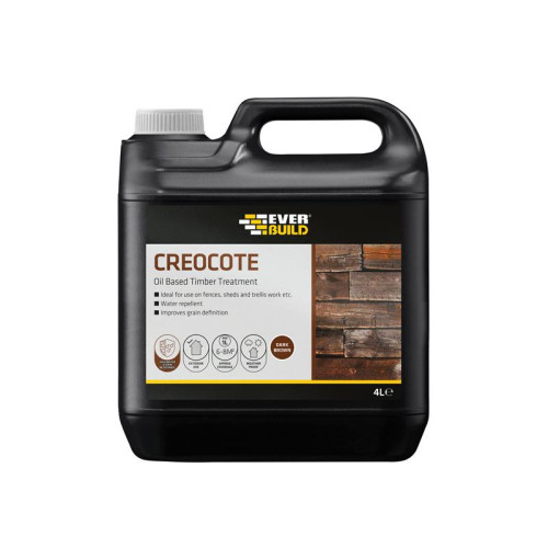 Everbuild Creocote Dark Brown 4 litre