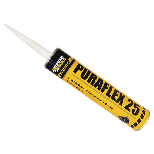 Everbuild Industrial Puraflex 25 Sealant Black 300ml