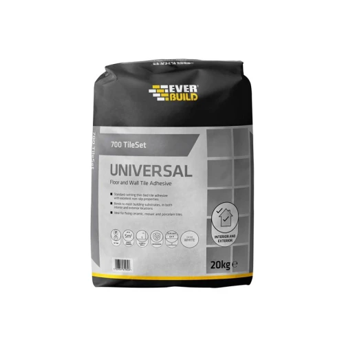 Everbuild 700 TileSet Universal Grey 20kg