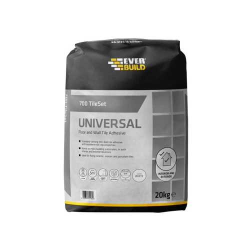 Everbuild 700 TileSet Universal White 20kg
