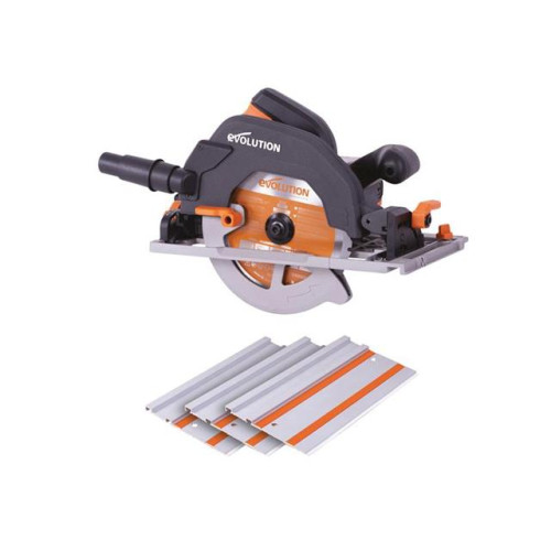 Evolution R185CCSX Circular Track Saw Kit 185mm 1600W 110V