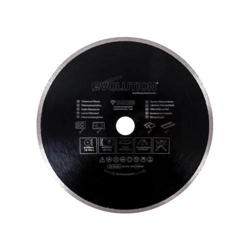 Evolution RAGE&Acirc;&reg; Diamond Blade, Continuous Rim 255 x 25.4mm