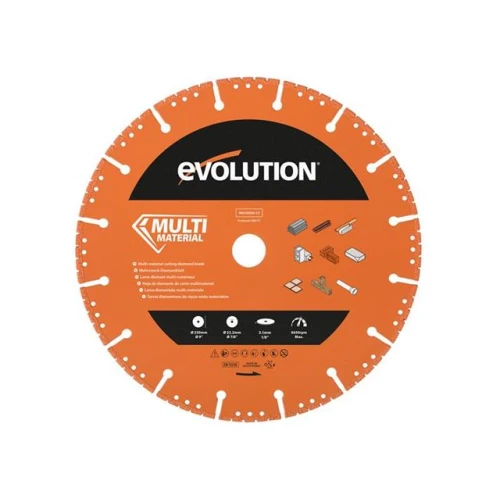 Evolution Multi-Material Diamond Demolition Disc Cutter Blade 230 x 22.2mm