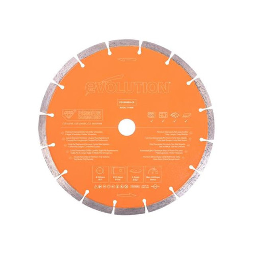 Evolution Premium Diamond Disc Cutter Blade 230 x 22.2mm
