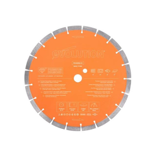 Evolution Premium Diamond Disc Cutter Blade 300 x 22.2mm