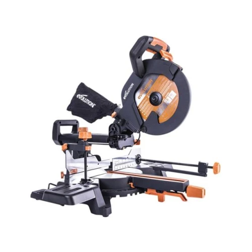 Evolution R255SMS+ Pro Multi-Material Sliding Mitre Saw 255mm 2000W 240V