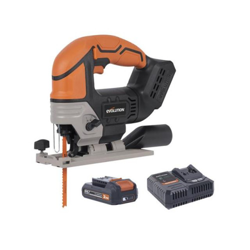 Evolution R90JGS-Li EXT Jigsaw 18V 1 x 2.0Ah Li-ion