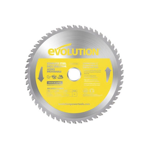 Evolution Stainless Steel Cutting Circular Saw Blade 210 x 25.4mm x 54T