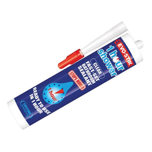 Evostick 1 Hour Shower Sealant Clear 310ml