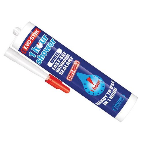 Evostick 1 Hour Shower Sealant White 310ml