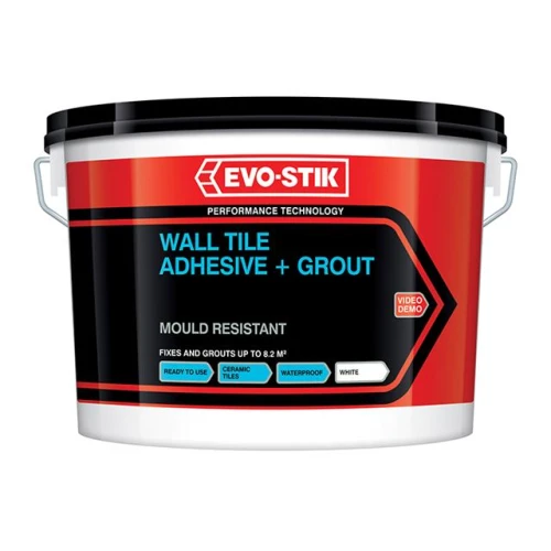 Evostick Tile A Wall Adhesive & Grout for Ceramic & Mosaic Tiles 500ml
