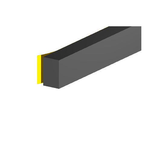 Warmseal Weather Seal Sealing Strip 5m Black