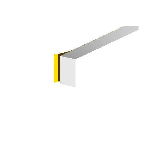 Extra Thick Rubber Foam 3.5m White
