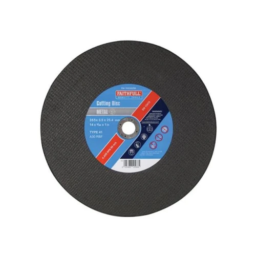 Faithfull Cut Off Disc For Metal 350 X 3.5 X 25mm