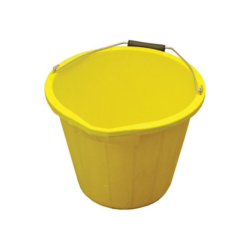 Faithfull 3 Gallon 15 Litre Bucket - Yellow