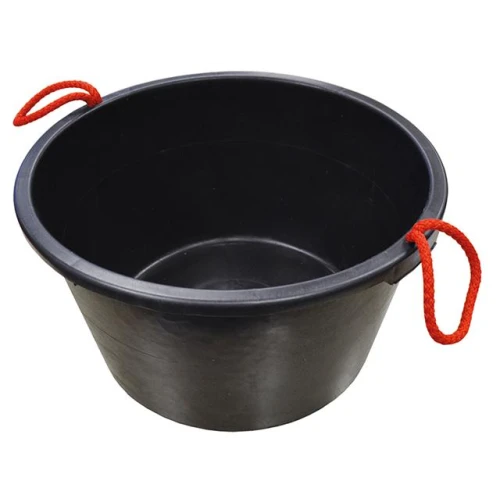 Faithfull Builders Bucket Black 40 Litre (9 Gall)