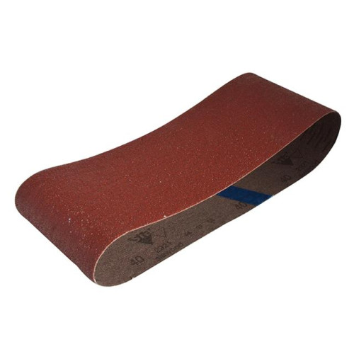 Faithfull Cloth Sanding Belt 610mm X 100mm 60G (Pack Of 3)