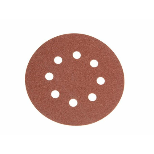 Faithfull Aluminium Oxide Disc DID3 Holed 125mm x 120g (Pack of 25)