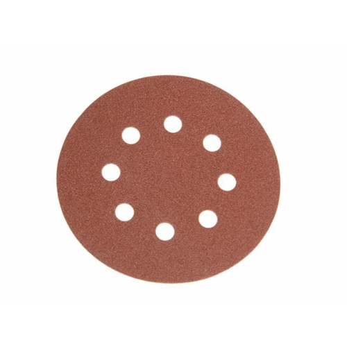 Faithfull Aluminium Oxide Disc DID3 Holed 125mm x 60g (Pack of 25)