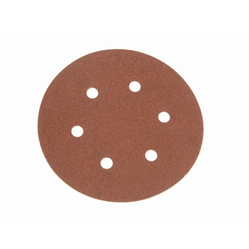 Faithfull Hook & Loop Sanding Disc DID2 Holed 150mm x 120g (Pack of 25)