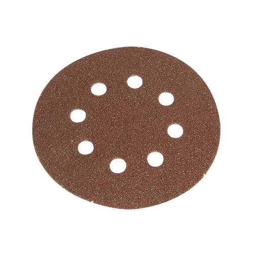 Faithfull Hook & Loop Sanding Disc DID3 Holed 125mm Coarse (Pack 5)