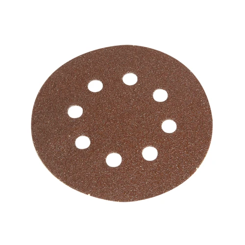Faithfull Hook & Loop Sanding Disc 125mm DID3 Medium Fine (Pack of 5)