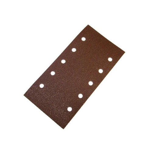 Faithfull 1/2 Orbital Sanding Red Hook & Loop Punched Assorted (Pack Of 5)