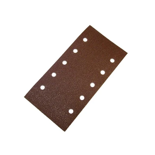 Faithfull 1/2 Orbital Sanding Red Hook & Loop Punched Assorted (Pack Of 5)
