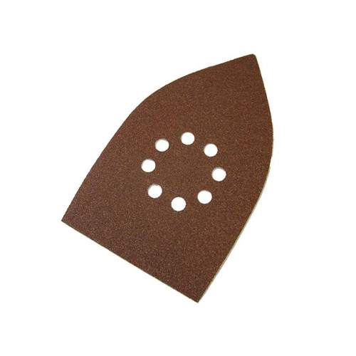 Faithfull Multi Sander Sheets Hook & Loop Red Fine (Pack of 5)