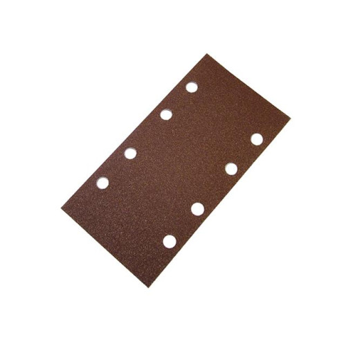 Faithfull 1/3 Sanding Sheet Red Bosch Hook & Loop Assorted (Pack Of 5)